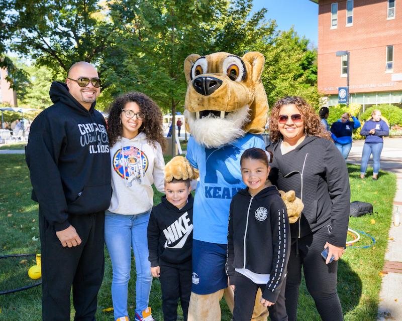 Kean family with the Cougar